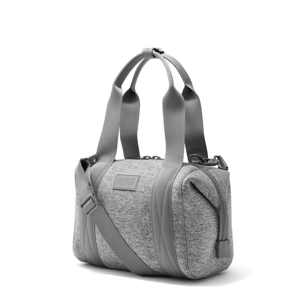 Dagne Dover Landon Neoprene Carryall Bag Sz Sm in Heather Grey